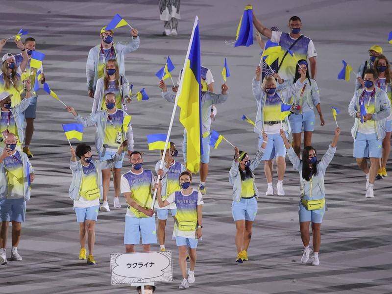 Ukraine's athletes have been discouraged from having any contact with Russians at the Olympics. (AP PHOTO)